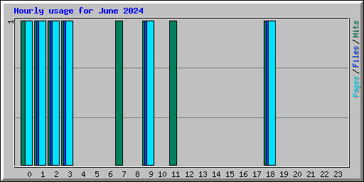 Hourly usage for June 2024